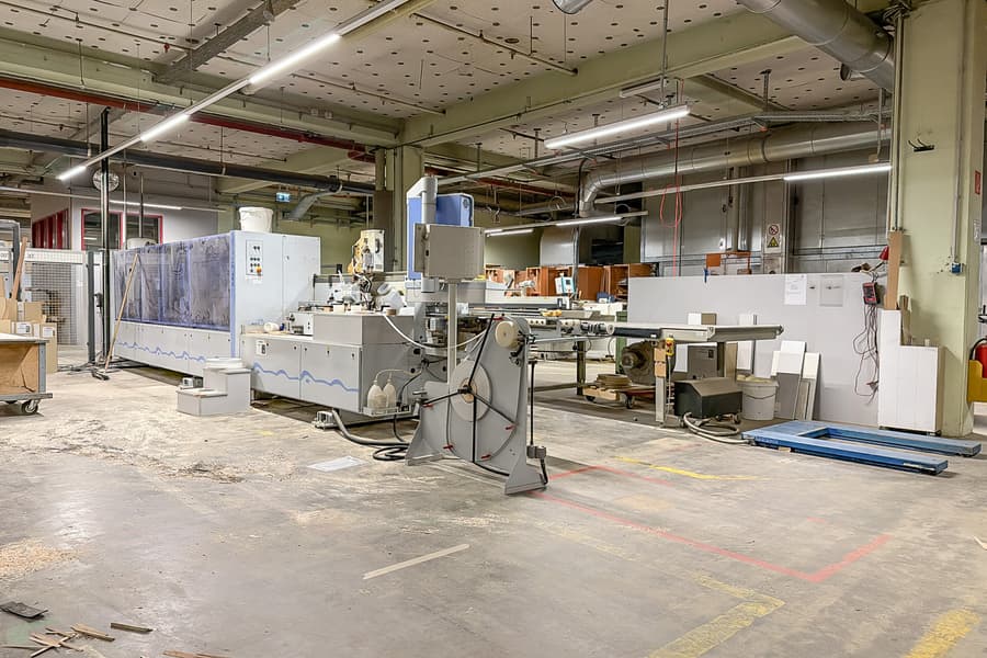 Kantenanleimmaschine Homag KAL310/7/A20 mit Rückförderanlage Barbaric RX U3 B1660
